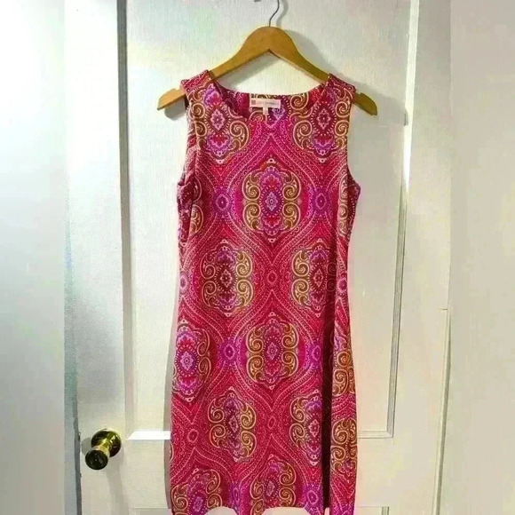 JUDE CONNALLY PAISLEY MEDALLION DRESS - Picture 1 of 4